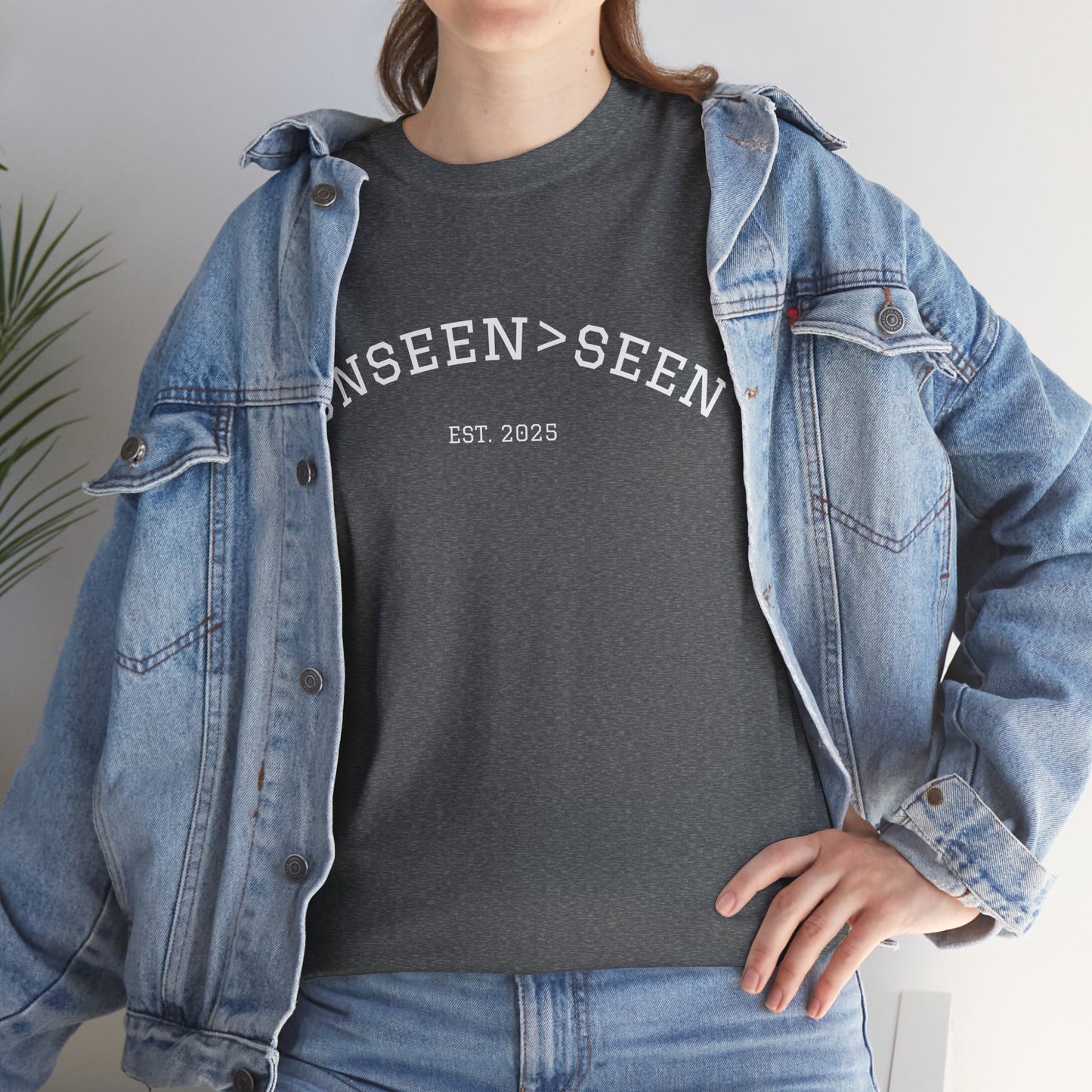 Unisex Cotton Tee| Unseen>seen