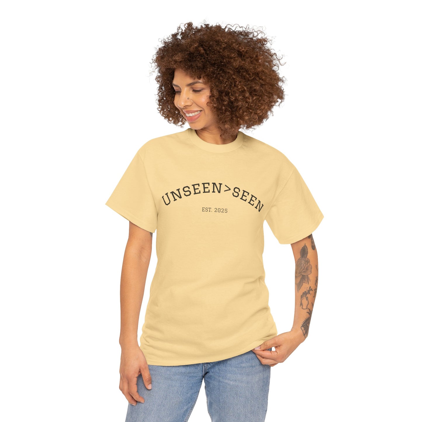 Unisex Cotton Tee| Unseen>seen
