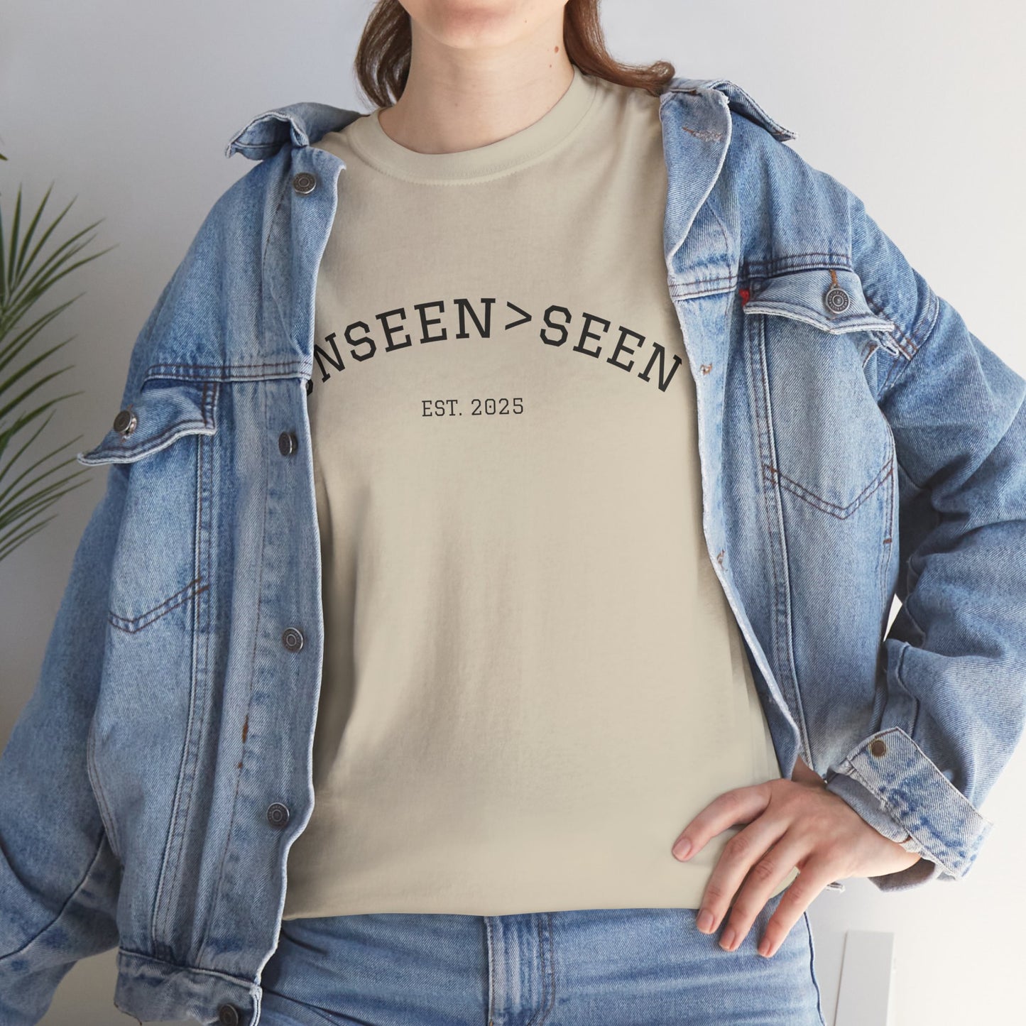 Unisex Cotton Tee| Unseen>seen