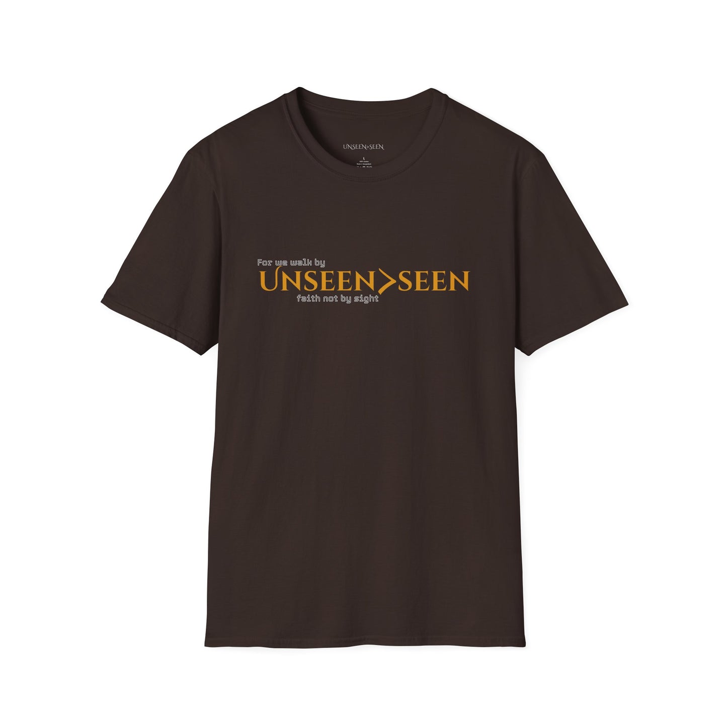 Unisex Hebrews 11:1 T-Shirt| Unseen>seen