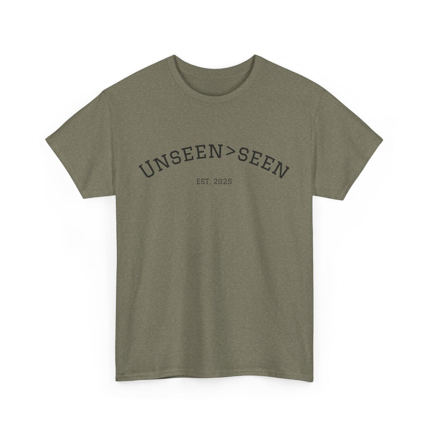 Unisex Cotton Tee| Unseen>seen
