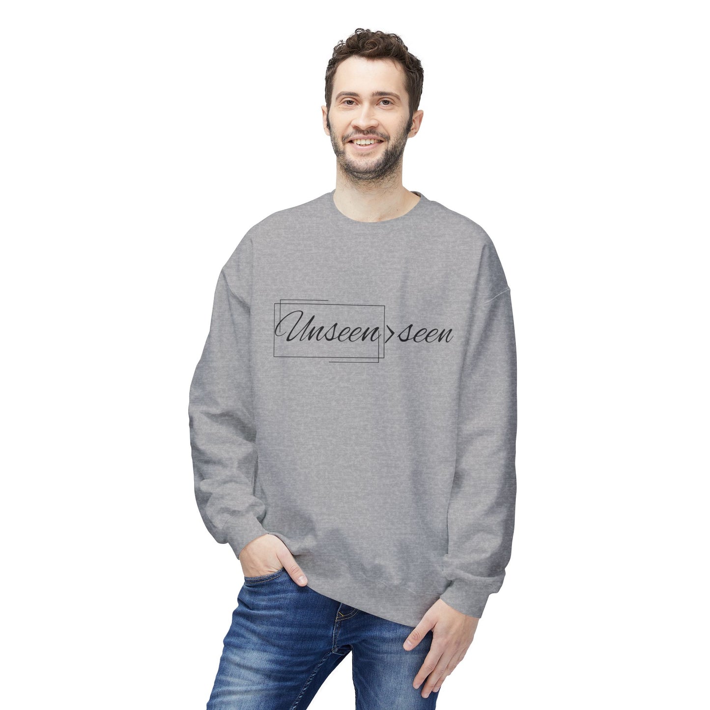 Unseen>seen Frame- Crewneck Unisex Sweatshirt