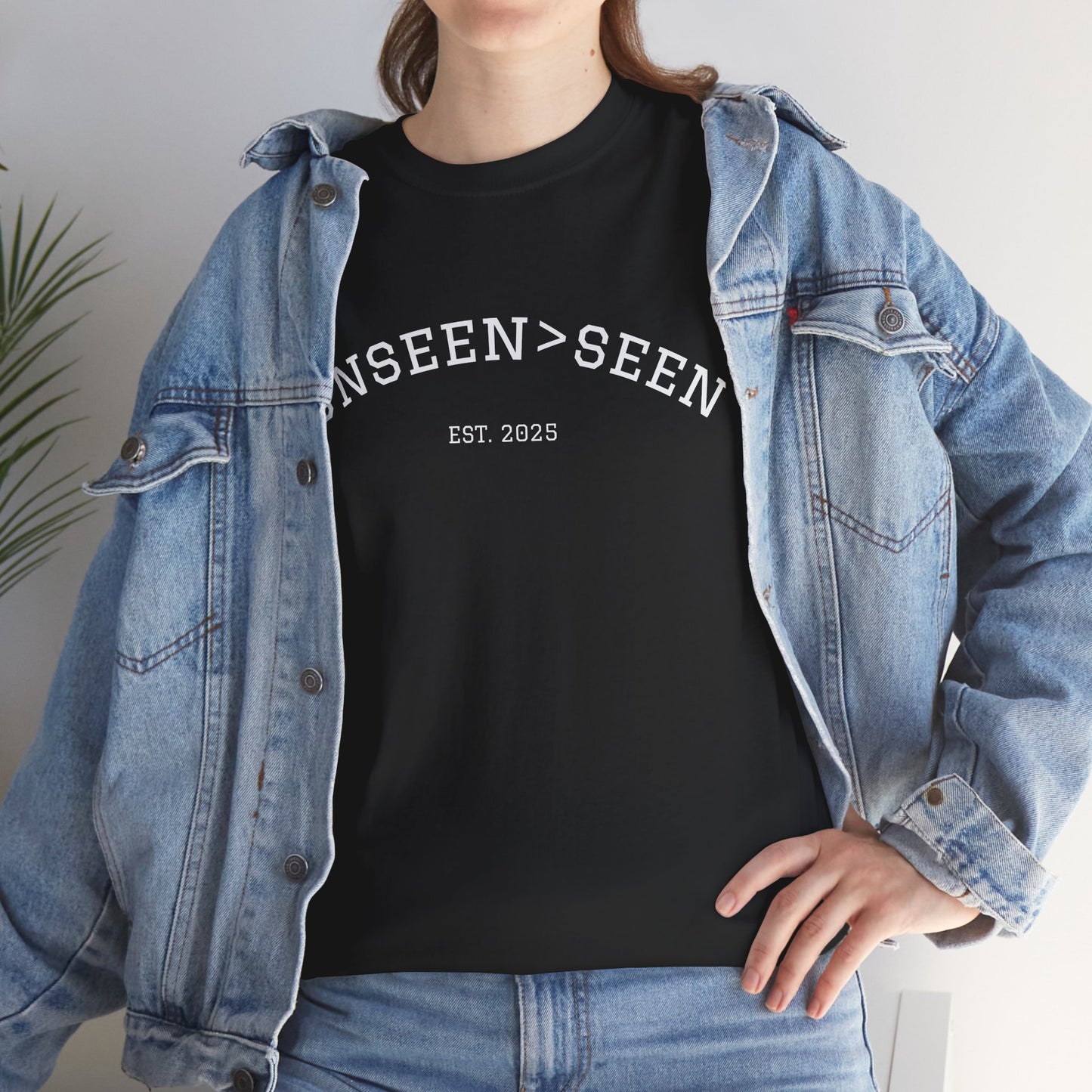 Unisex Cotton Tee| Unseen>seen