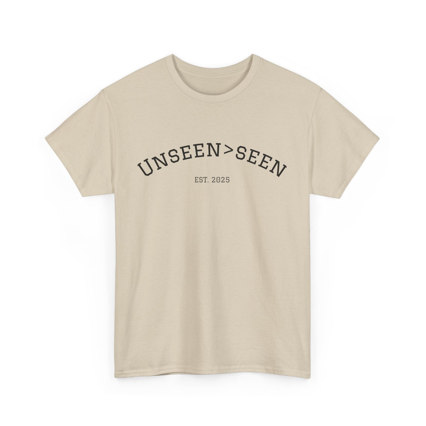 Unisex Cotton Tee| Unseen>seen