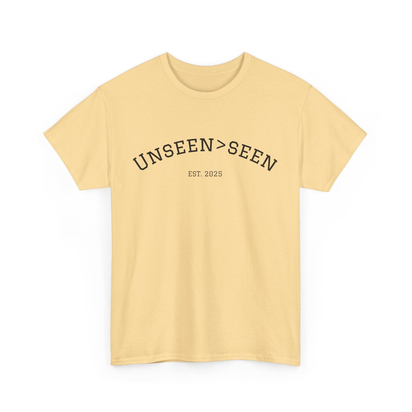 Unisex Cotton Tee| Unseen>seen