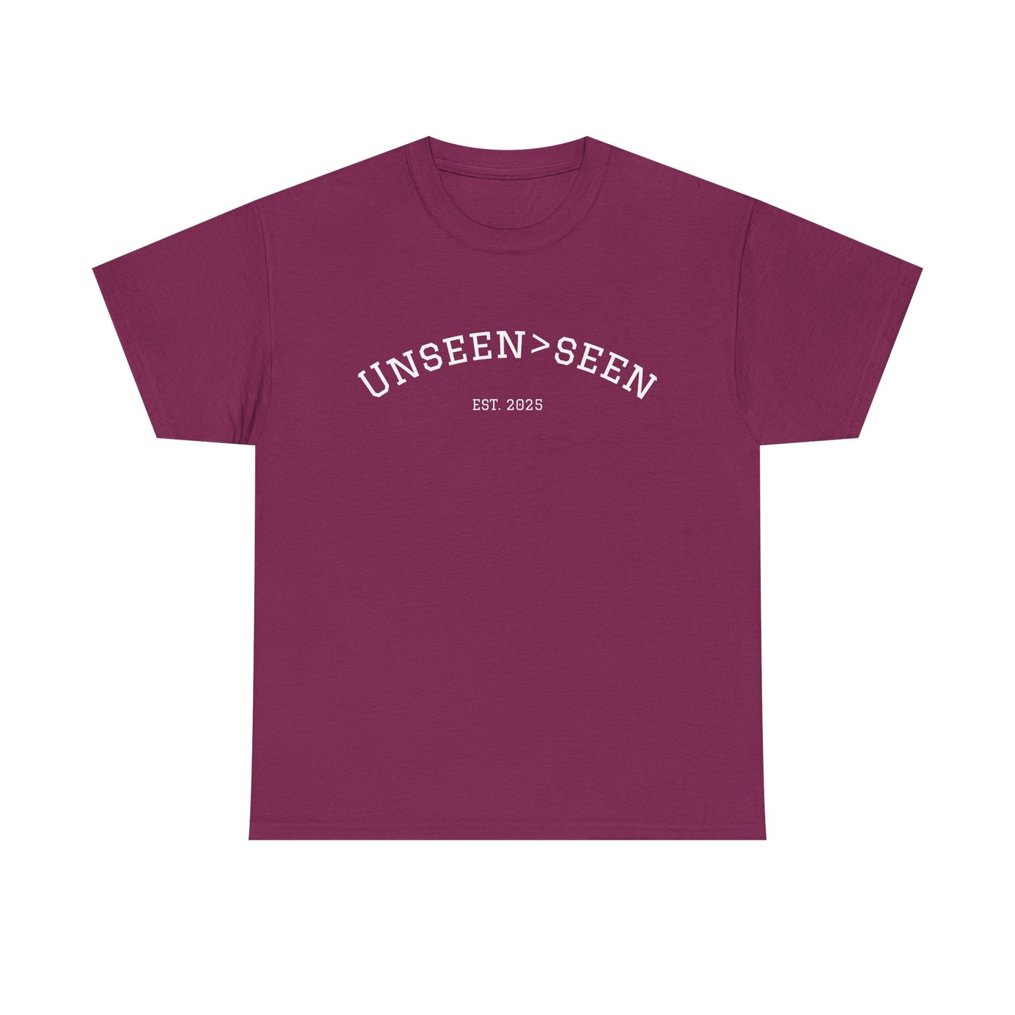 Unisex Cotton Tee| Unseen>seen