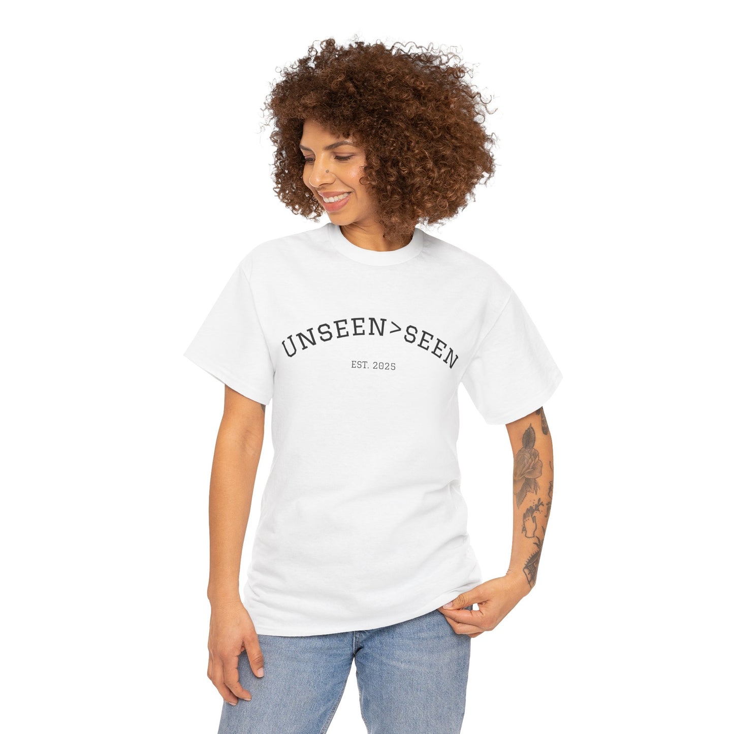 Unisex Cotton Tee| Unseen>seen