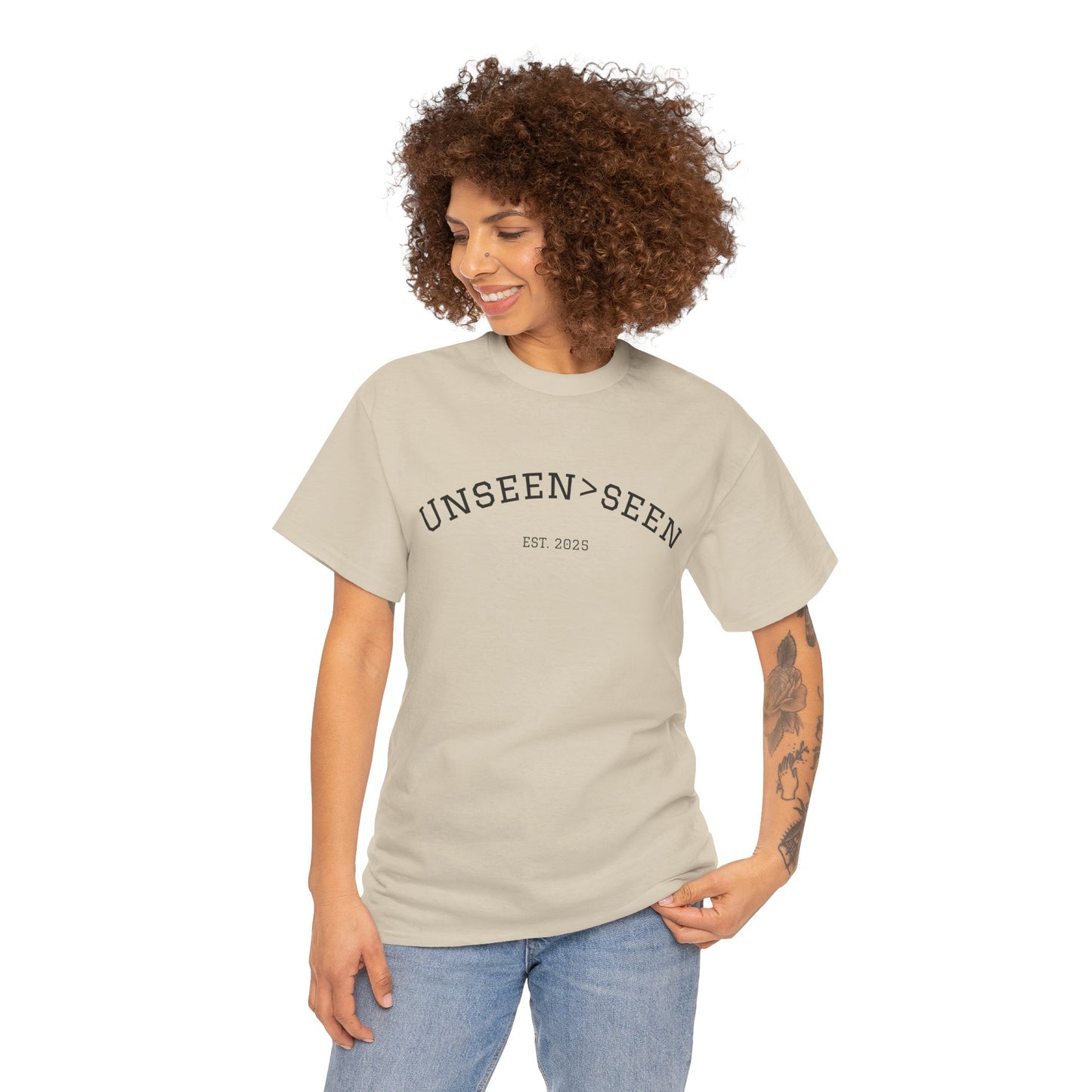 Unisex Cotton Tee| Unseen>seen