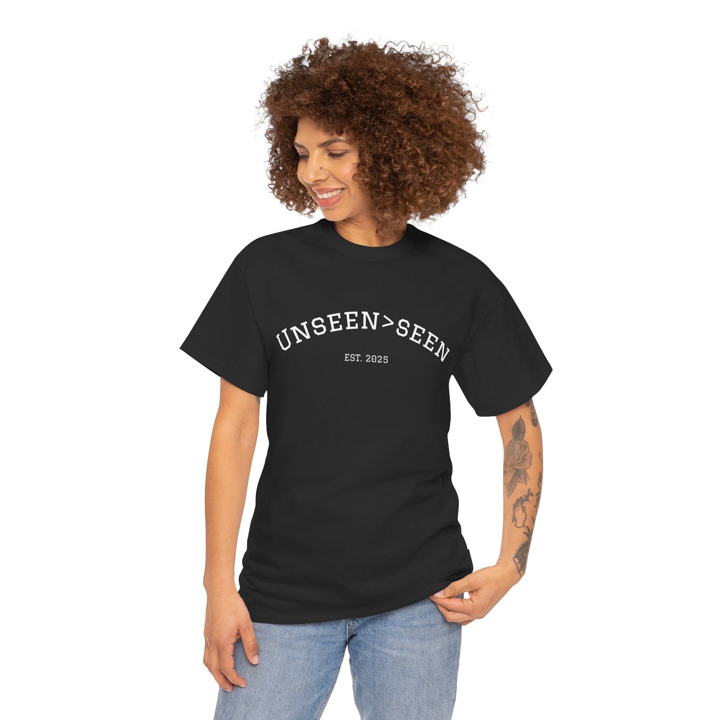 Unisex Cotton Tee| Unseen>seen