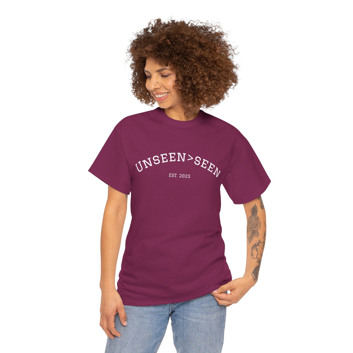 Unisex Cotton Tee| Unseen>seen