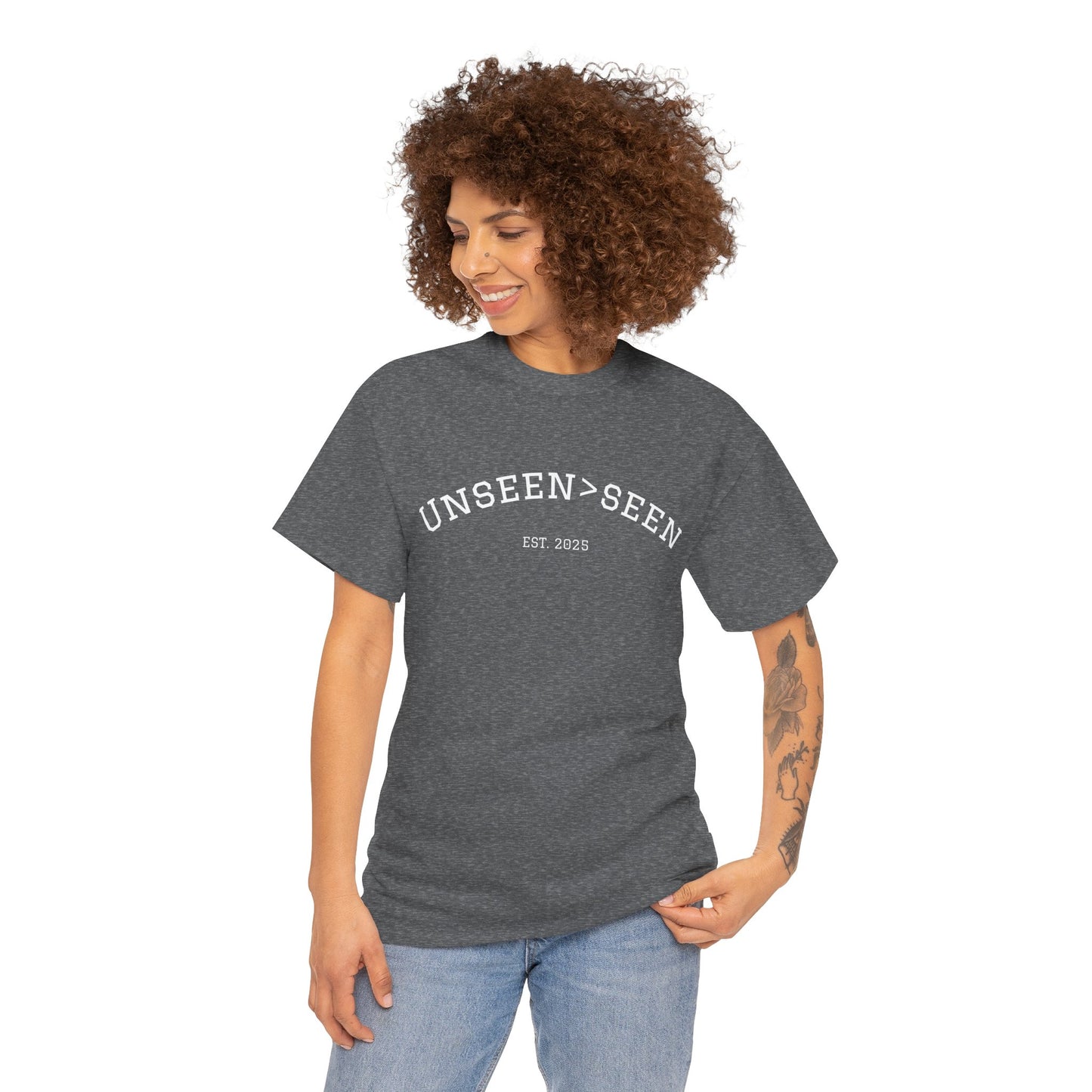 Unisex Cotton Tee| Unseen>seen