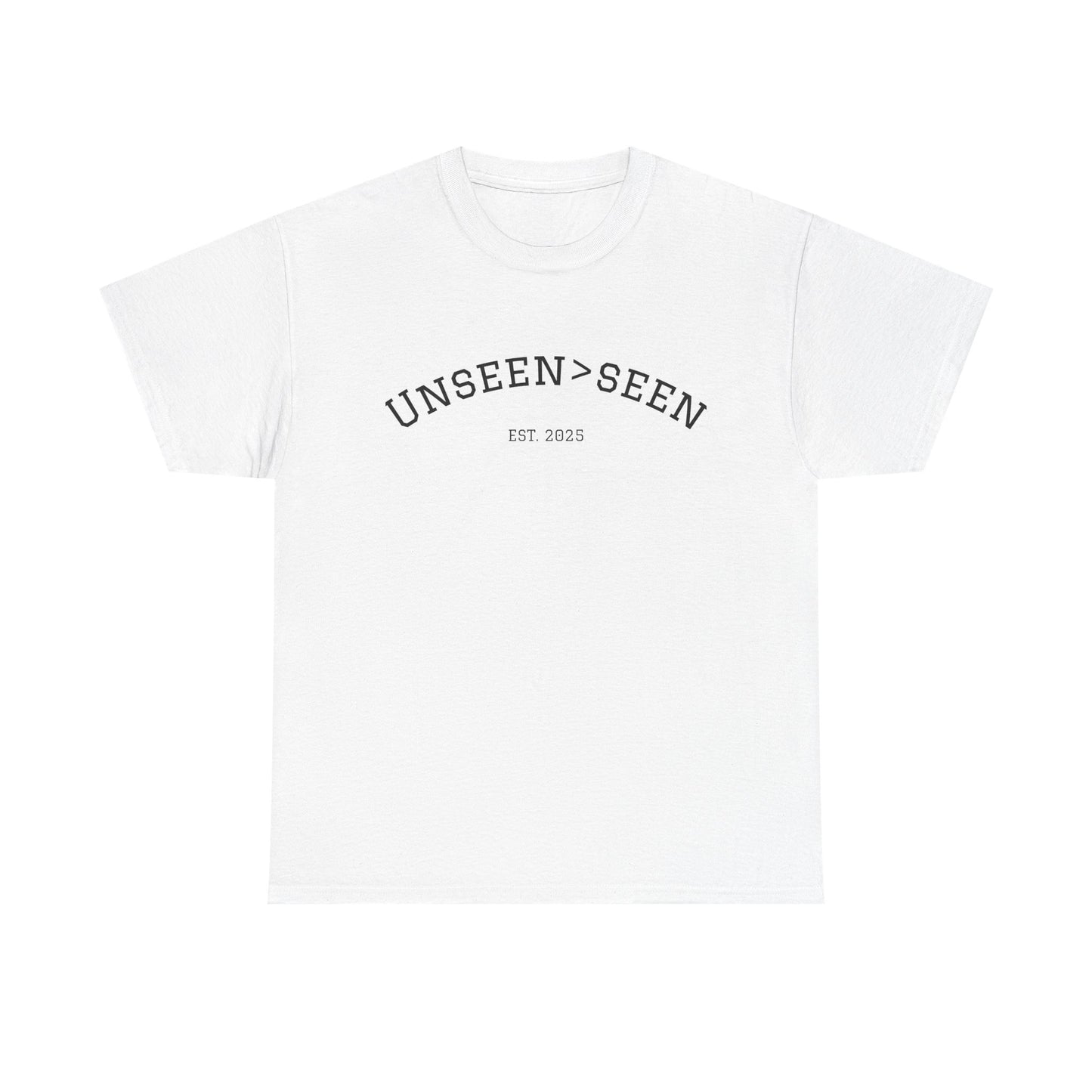 Unisex Cotton Tee| Unseen>seen