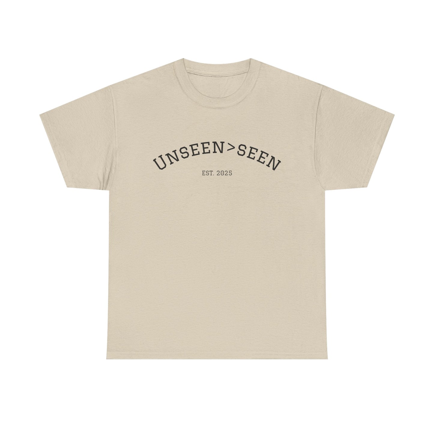 Unisex Cotton Tee| Unseen>seen