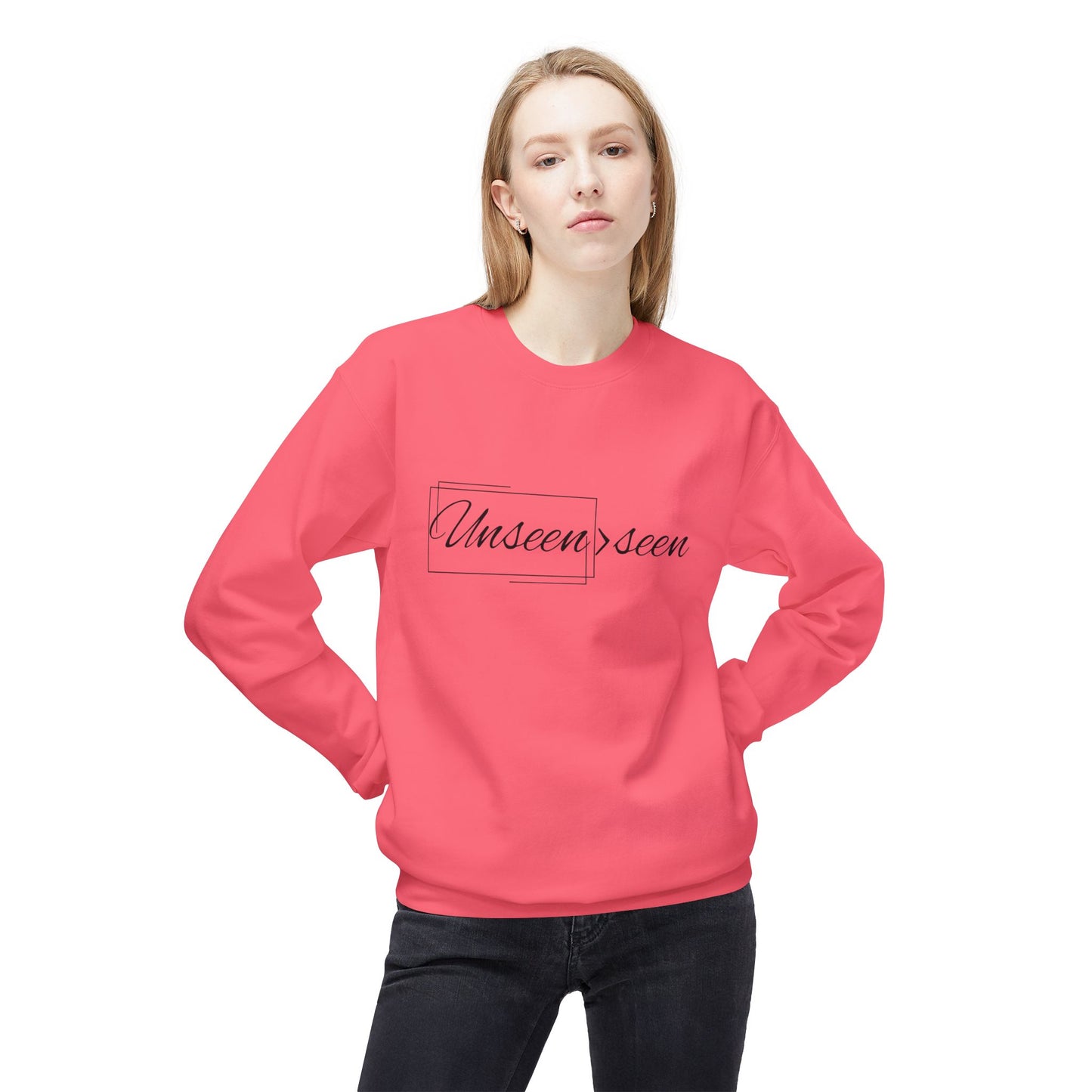 Unseen>seen Frame- Crewneck Unisex Sweatshirt