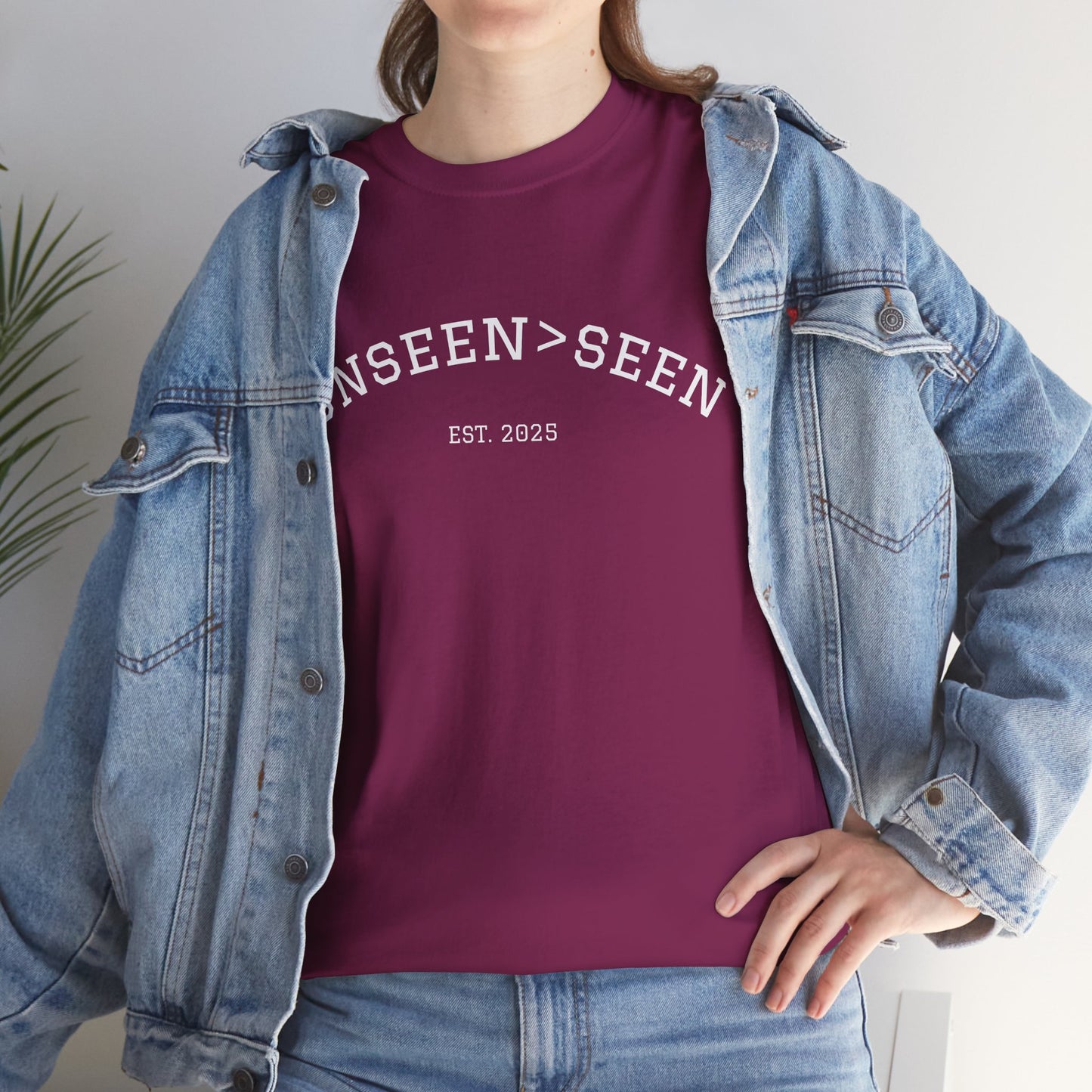 Unisex Cotton Tee| Unseen>seen