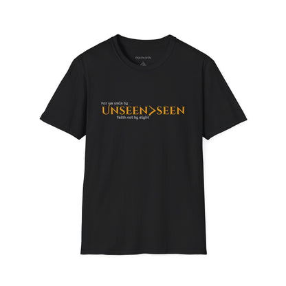 Unisex Hebrews 11:1 T-Shirt| Unseen>seen