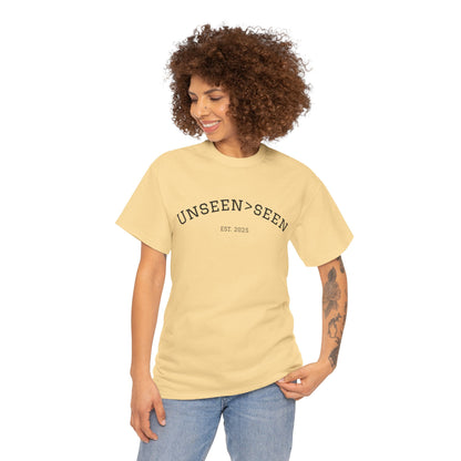 Unisex Cotton Tee| Unseen>seen