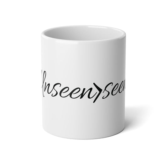 Unseen > Seen Coffee Mug, 20oz