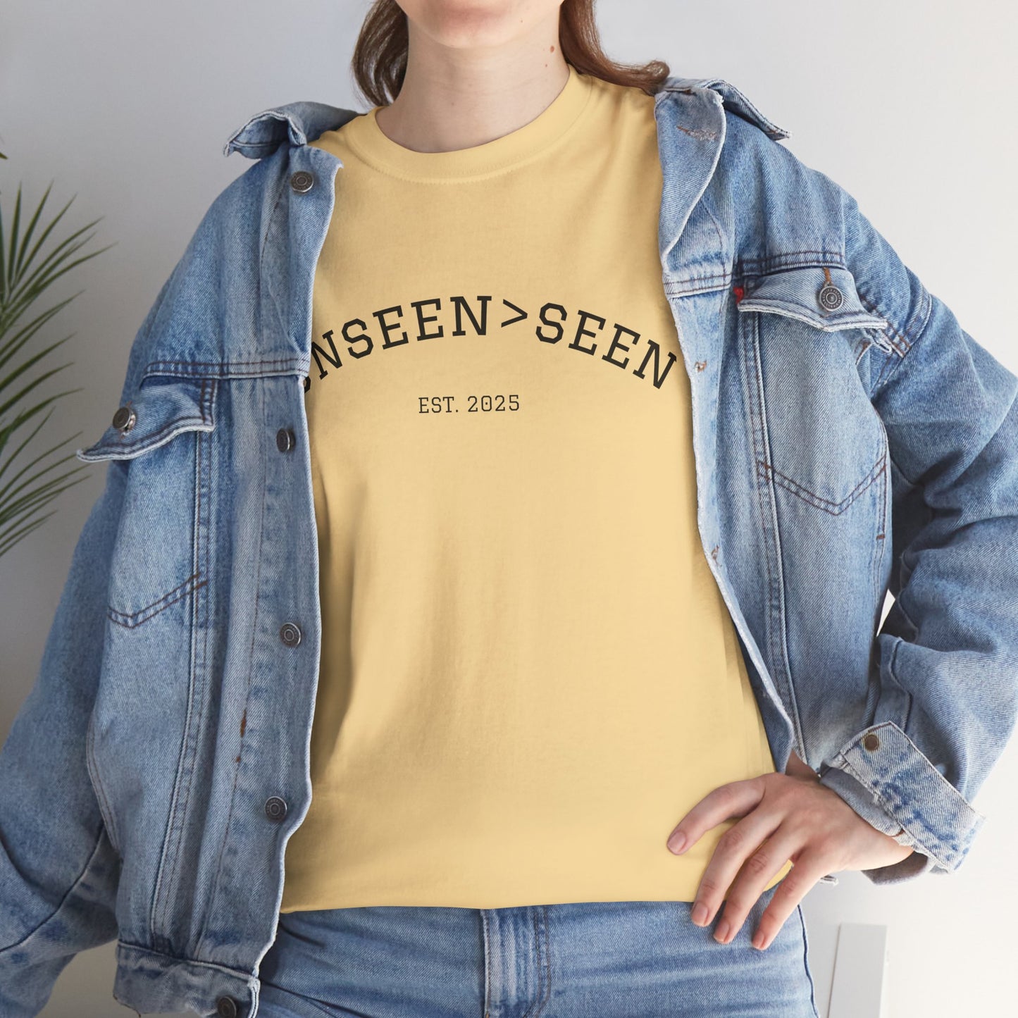 Unisex Cotton Tee| Unseen>seen