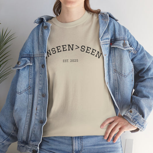 Unisex Cotton Tee| Unseen>seen