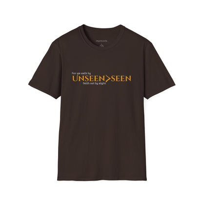 Unisex Hebrews 11:1 T-Shirt| Unseen>seen
