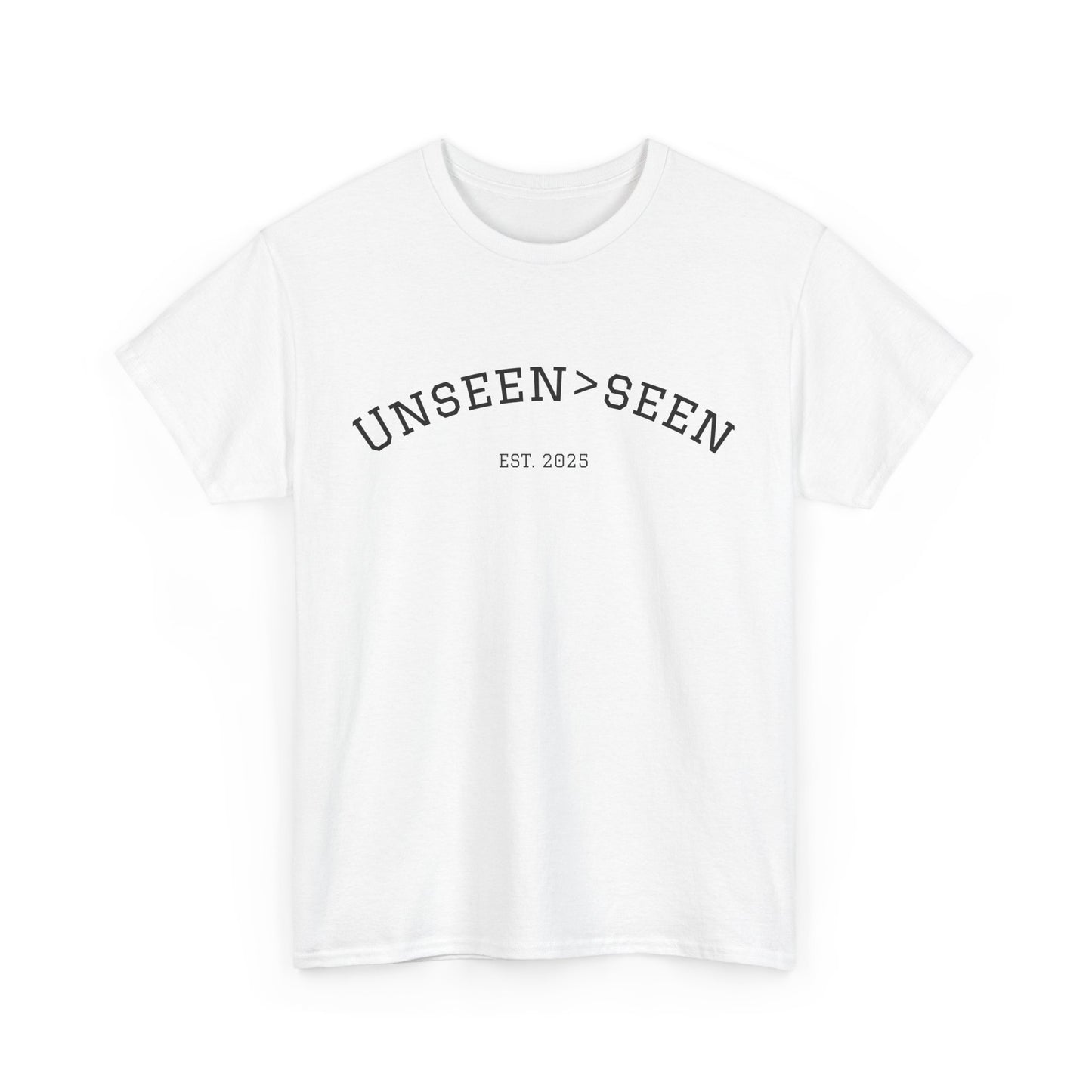 Unisex Cotton Tee| Unseen>seen