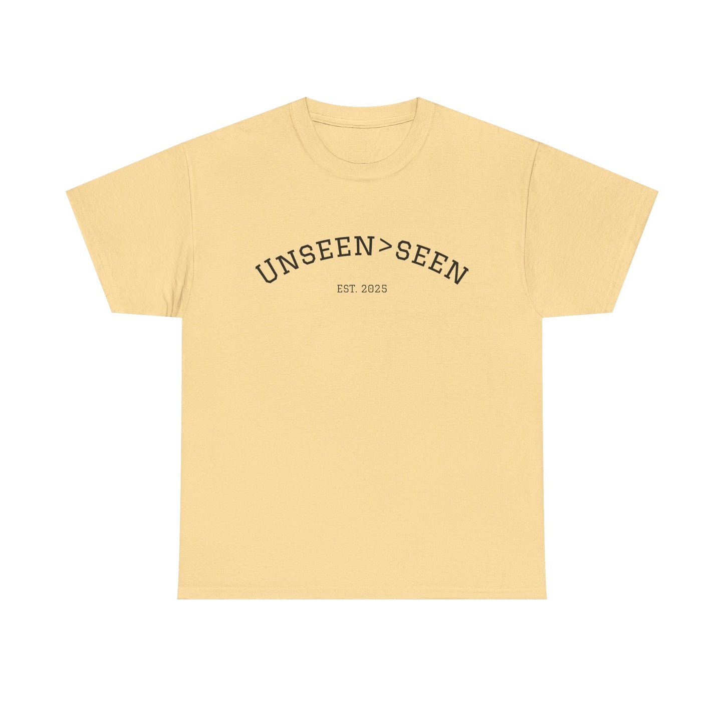 Unisex Cotton Tee| Unseen>seen