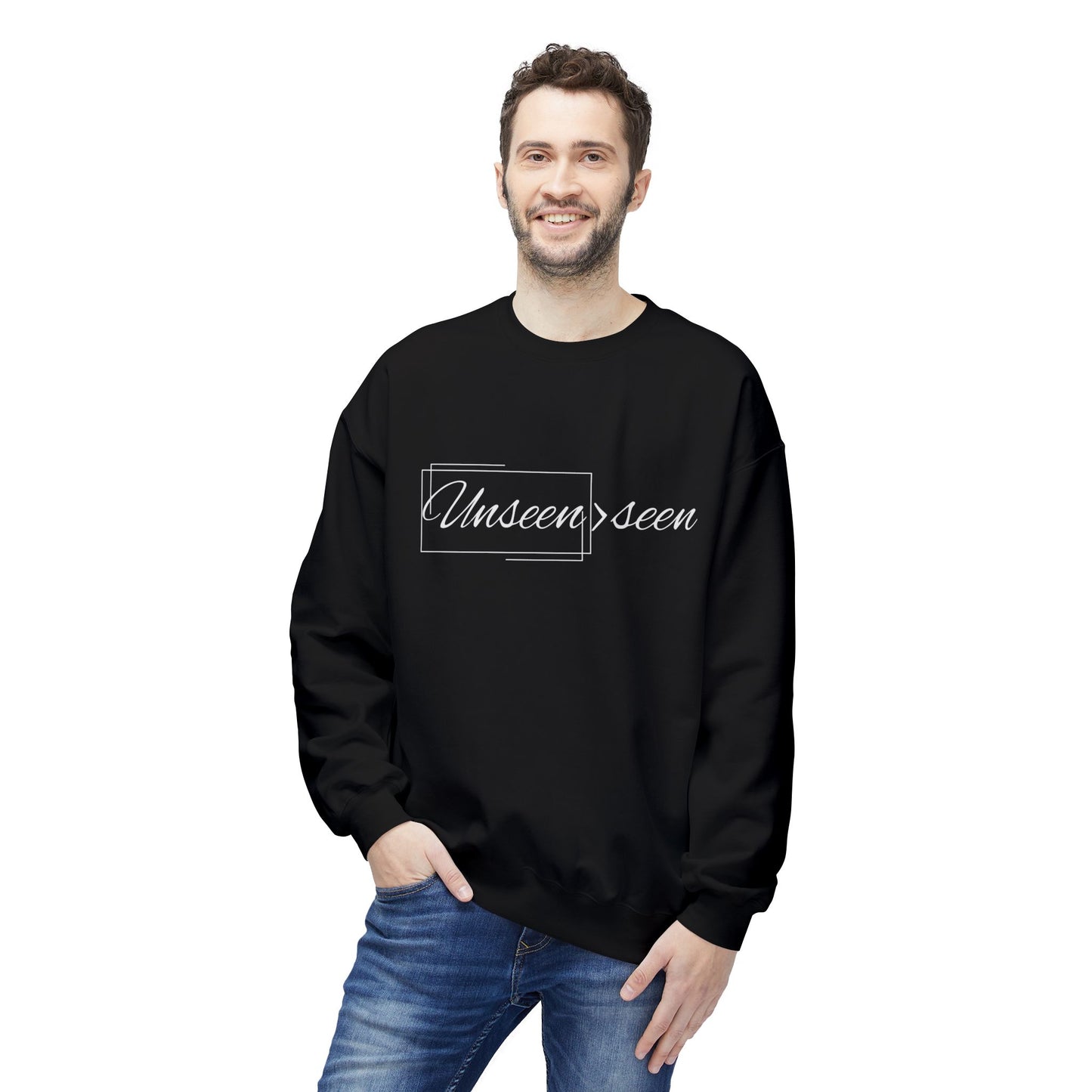 Unseen>seen Frame- Crewneck Unisex Sweatshirt