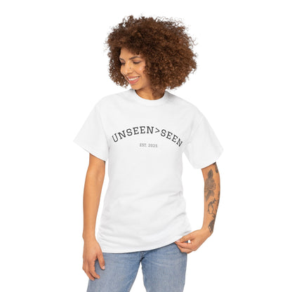 Unisex Cotton Tee| Unseen>seen