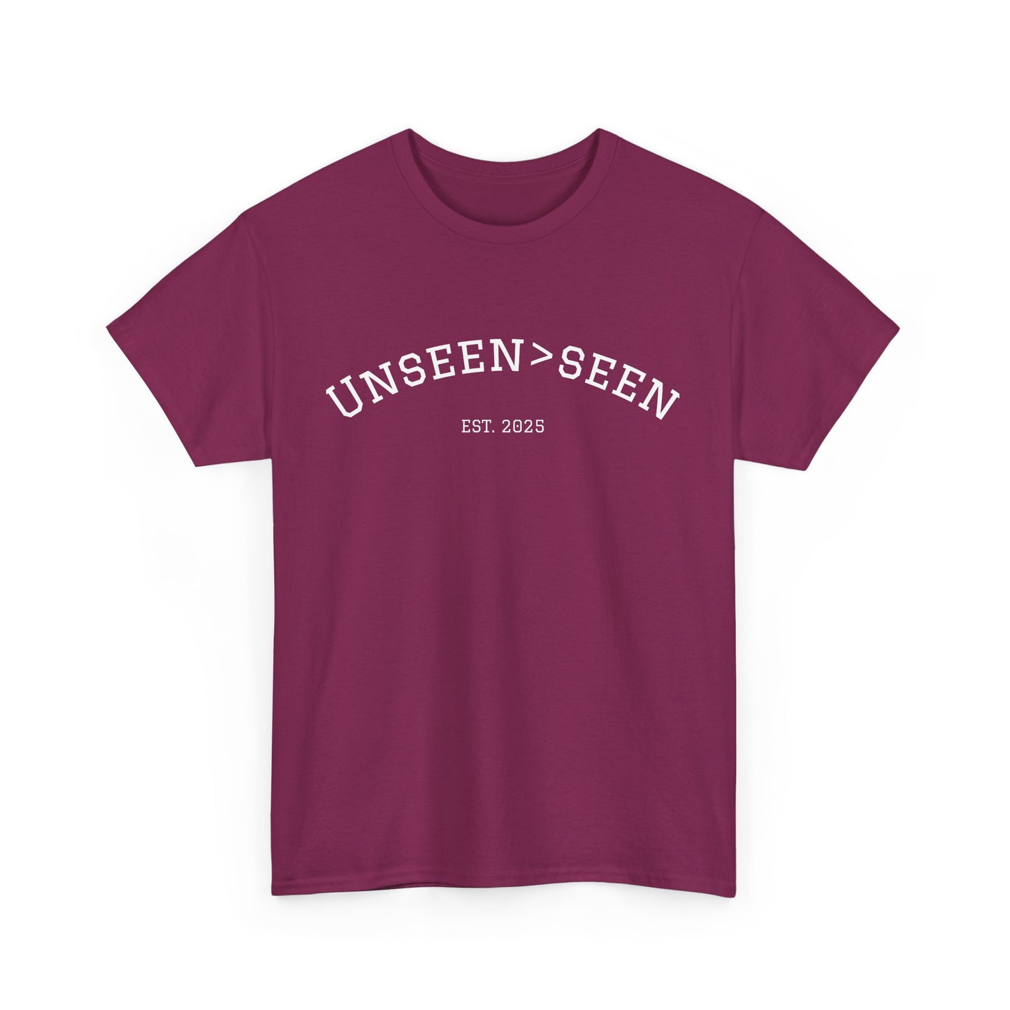 Unisex Cotton Tee| Unseen>seen