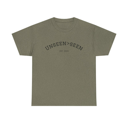 Unisex Cotton Tee| Unseen>seen