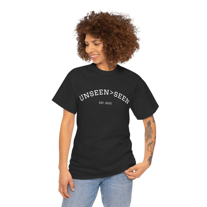 Unisex Cotton Tee| Unseen>seen