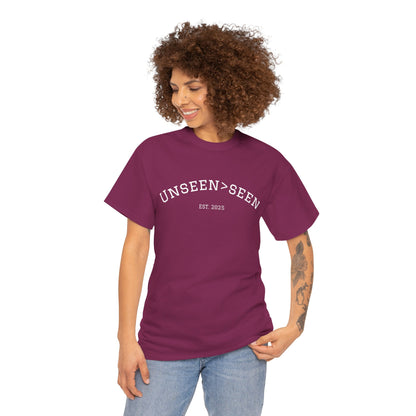 Unisex Cotton Tee| Unseen>seen
