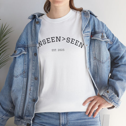 Unisex Cotton Tee| Unseen>seen
