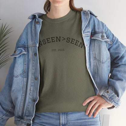 Unisex Cotton Tee| Unseen>seen